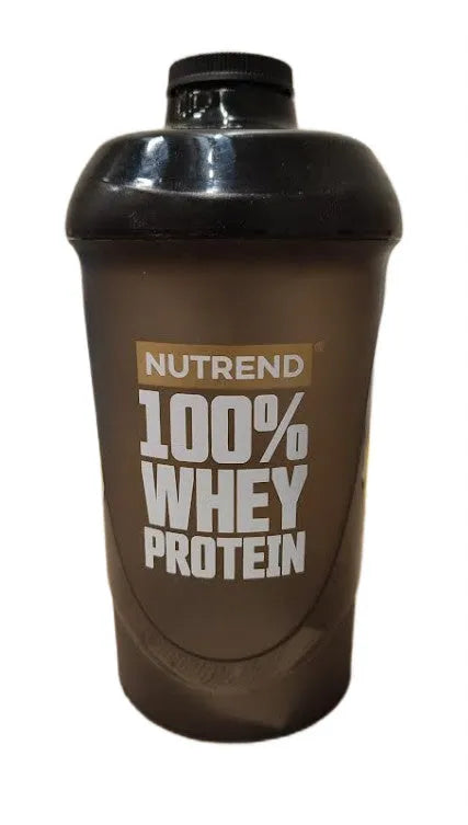 Shaker 100% Whey Protein Black - 600 ml - Nutrend - Sporto papildai