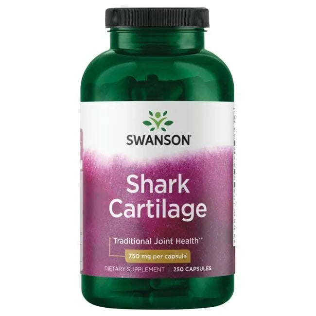 Shark Cartilage - Ryklio kremzlės - 750 mg - N250 - Swanson - Papildai