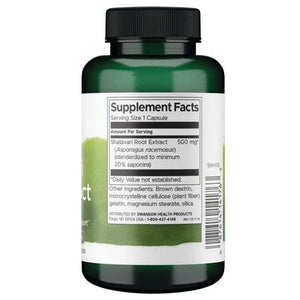 Shatavari Root Extract - Šparagų šaknis - 500 mg - N120 - Swanson - Papildai