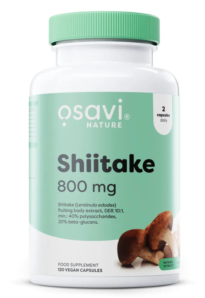 Shiitake 800mg - 120 vegan caps - Osavi - Papildai