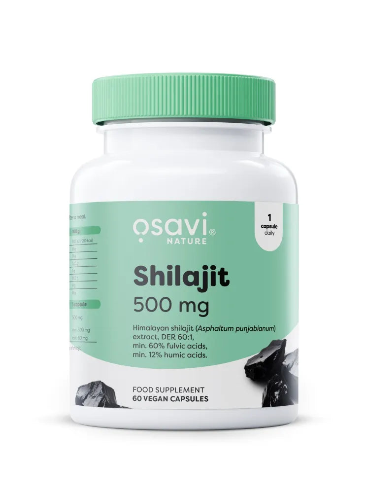 Shilajit 500mg - 60 vegan caps - Osavi - Papildai
