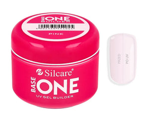 Silcare Base One UV Gel Building Skaistalai 50g - Kosmetika