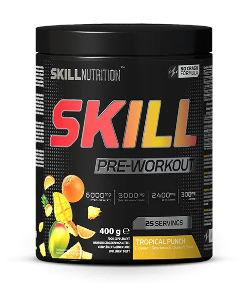 Skill Pre-Workout Peach - 400g - Nutrition - Sporto papildai
