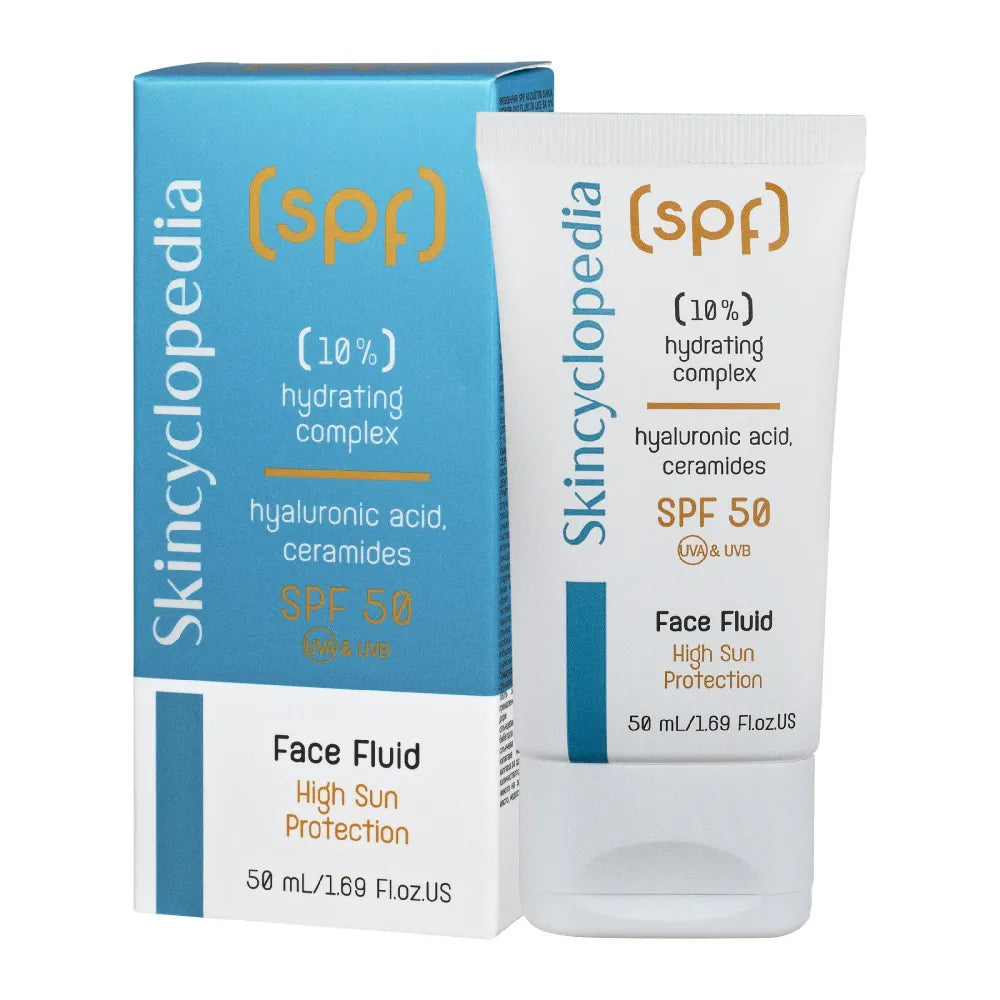SKINCYCLOPEDIA [SPF] Drėkinantis veido skystis su SPF50 saulės apsauga 50 ml - Kosmetika