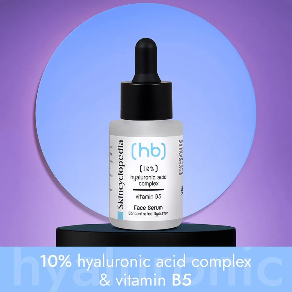 SKINCYCLOPEDIA Veido serumas su 10% hialurono rūgšties kompleksu ir vitaminu B5 30 ml - Kosmetika
