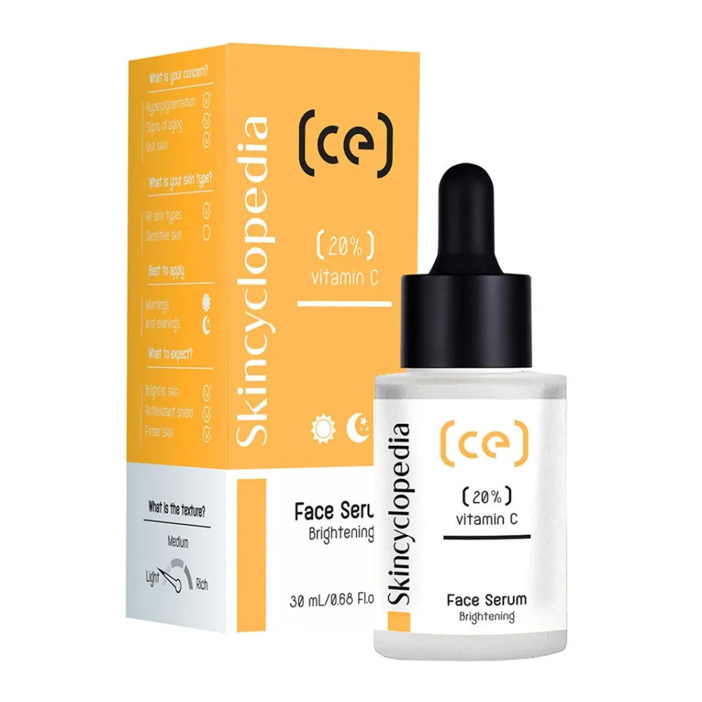 SKINCYCLOPEDIA Veido serumas su 20% vitamino C 30 ml - Kosmetika