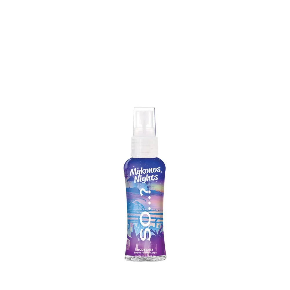 SO...? Pabėgimai! Mykonos Nights Kvepiantis kūno purškiklis 50 ml - Kosmetika