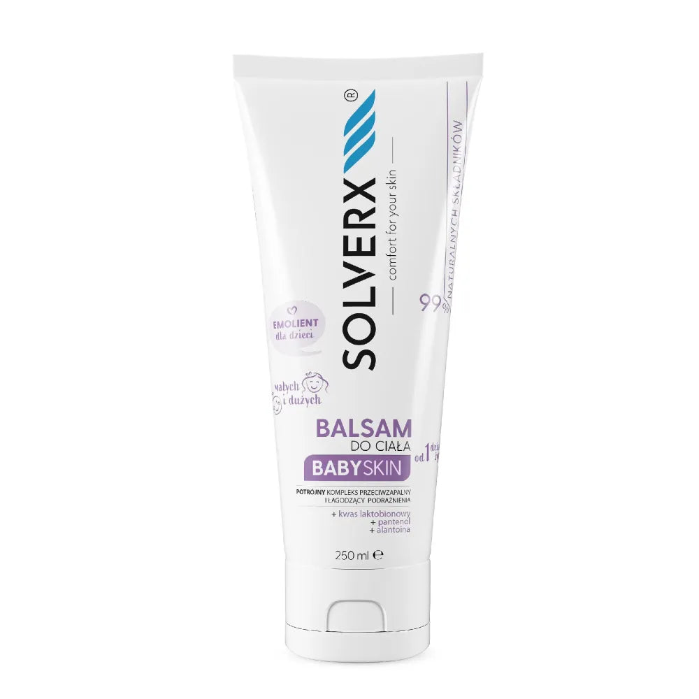 SOLVERX Baby Skin Balsam-Emollient kūdikiams kūno 250ml - Kosmetika