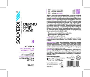 SOLVERX Dermo Hair Cleanser Regeneration and Hydration 100 ml. - Kosmetika