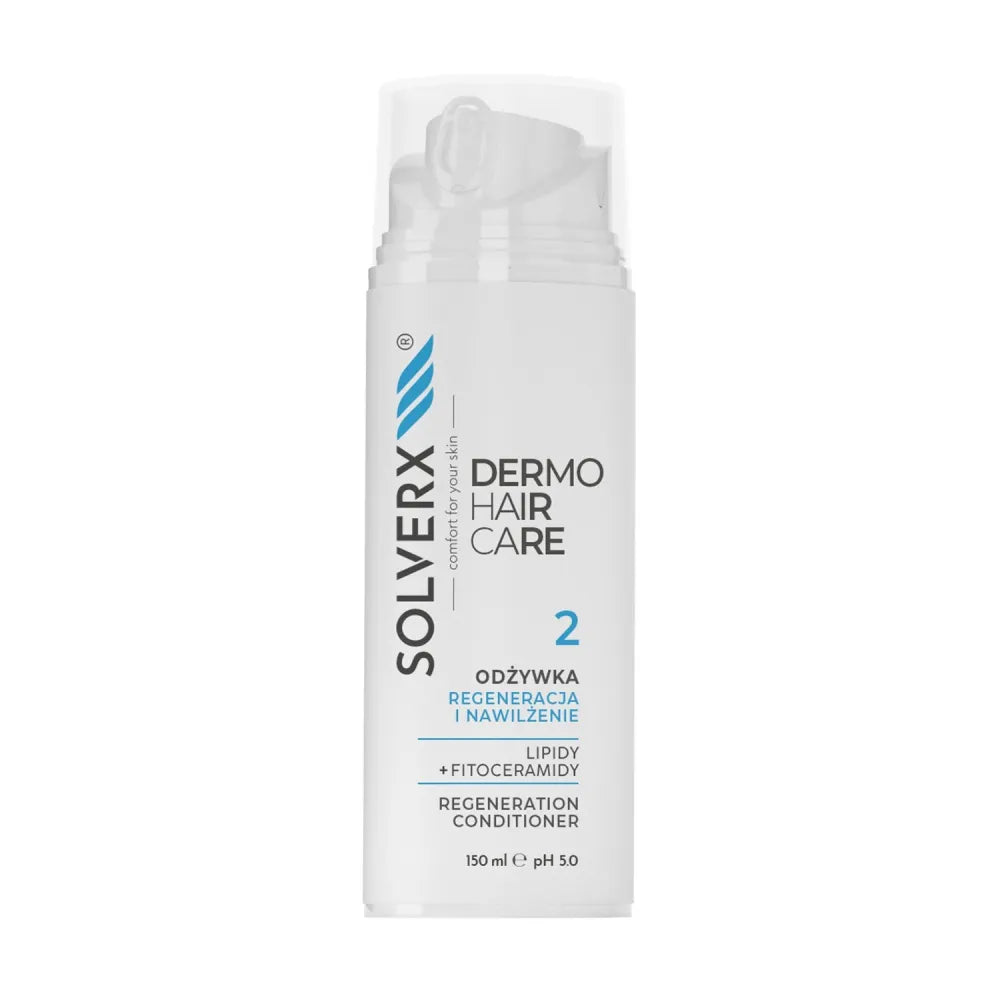 SOLVERX Dermo Hair Conditioner Regeneration and Hydration 150 ml. - Kosmetika