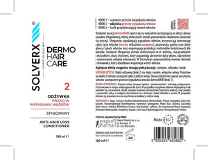 SOLVERX Dermo Hair Loss Conditioner Sphinganine 150 ml. - Kosmetika