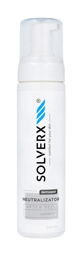 SOLVERX Dermopeel Neutralizer 200ml Neutralizatorius skirtas odos šveitimui. - Kosmetika