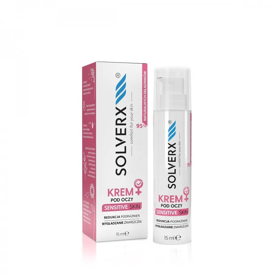 SOLVERX SENSITIVE akių kremas - Kosmetika