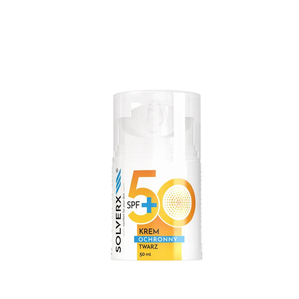 SOLVERX Sunny Skin Face Protection Cream SPF 50+ 50 ml. - Kosmetika