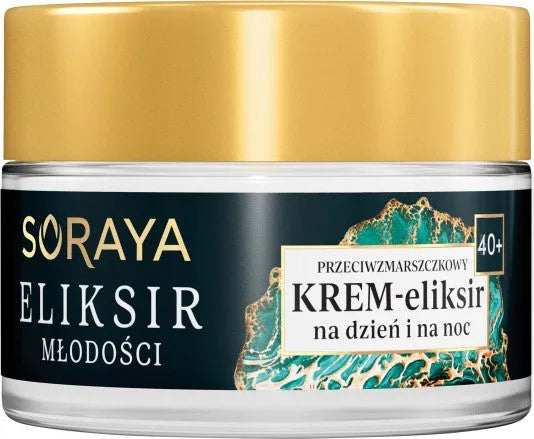 Soraya Elixir of Youth 40+ Anti-wrinkle Cream-eliksyras dienai ir nakčiai 50ml - Kosmetika