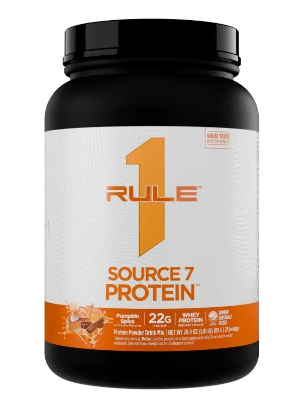 Source7 Protein Pumpkin Spice - 819g - Rule One - Sporto papildai