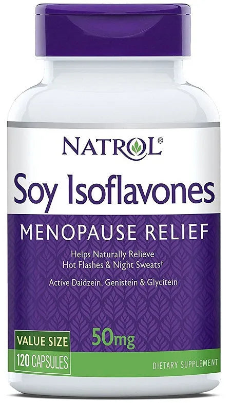 Soy Isoflavones 50mg - 120 caps - Natrol - Papildai