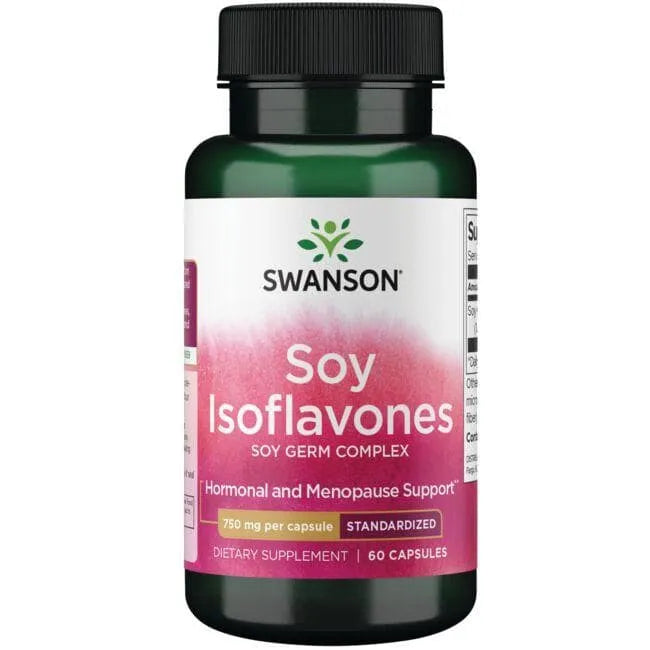 Soy Isoflavones - Standardized - 750 mg - N60 - Swanson - Papildai