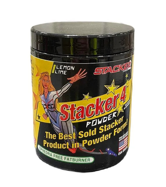 Stacker 4 Powder Lemon Lime - 150g - Stacker2 Europe - Sporto papildai