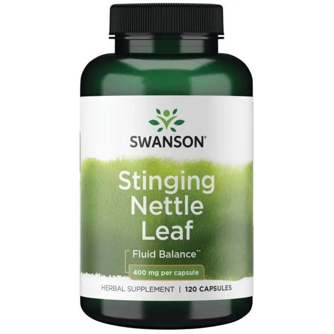 Stinging Nettle Leaf - Dilgėlės lapas - 400 mg - N120 - Swanson - Papildai