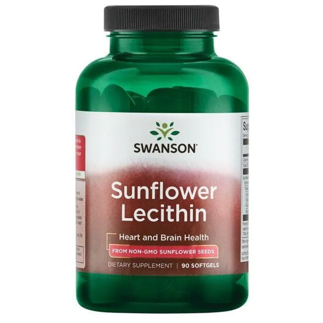 Sunflower Lecithin - Saulėgrąžų lecitinas be GMO - N90 - Swanson - Papildai