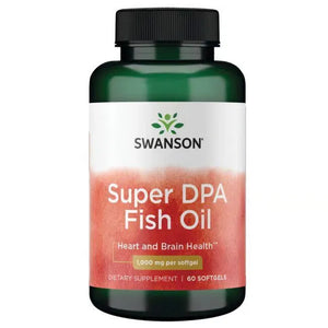 Super DPA Fish Oil - žuvų taukai - 1000 mg - N60 - Swanson - Papildai