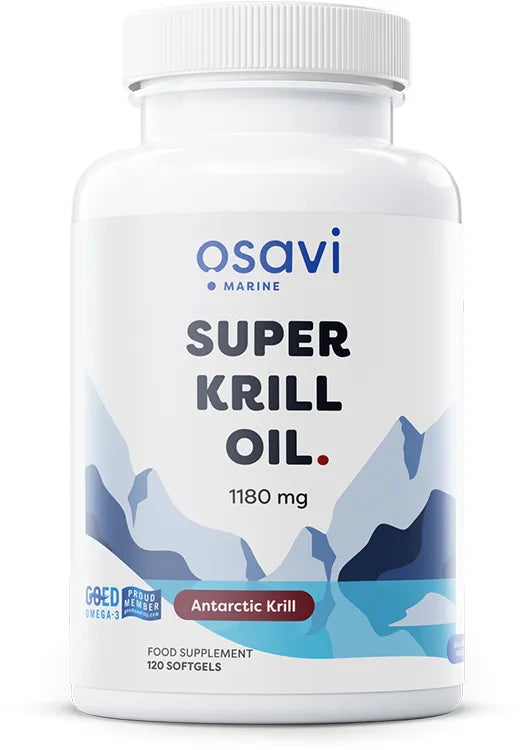 Super Krill Oil 1180mg - 120 softgels - Osavi - Papildai