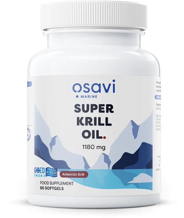 Super Krill Oil 1180mg - 60 softgels - Osavi - Papildai