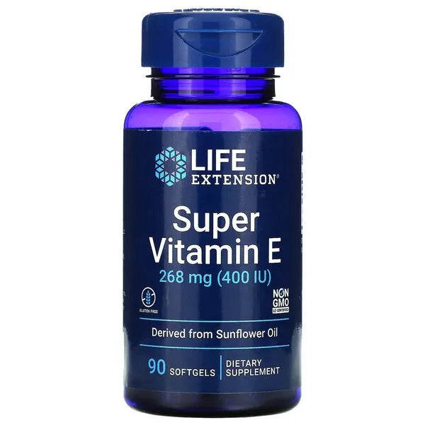 Super Vitamin E 268mg - 90 softgels - Life Extension - Papildai