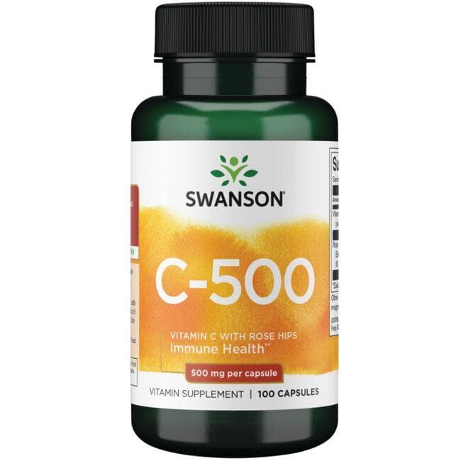 C-500 - Vitamin C - 500 mg - N100 - Swanson - Vaistine1.lt