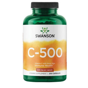 C-500 - Vitamin C - 500 mg - N250 - Swanson - Vaistine1.lt