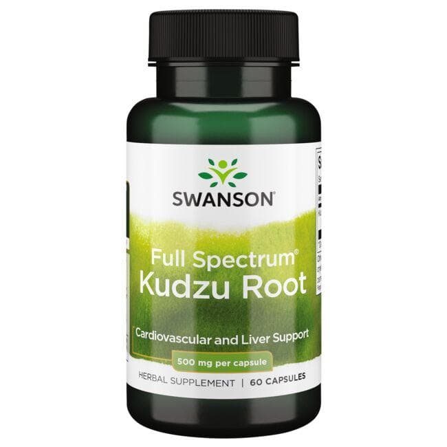 Full Spectrum Kudzu Root - 500 mg - N60 - Swanson - Vaistine1.lt