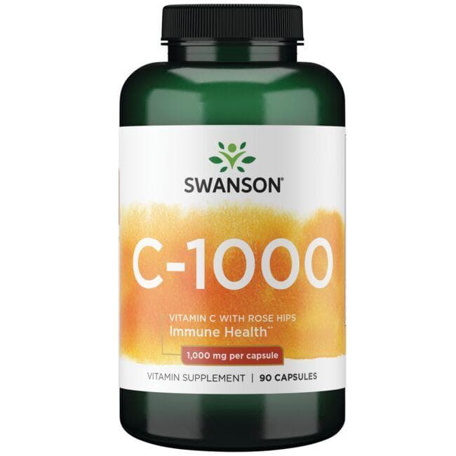 C-1000 - Vitaminas C - 1000 mg - N90 - Swanson - Vaistine1.lt