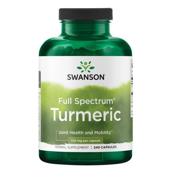 Turmeric Full Spectrum - Ciberžolė - 720 mg - N240 - Swanson - Vaistine1.lt