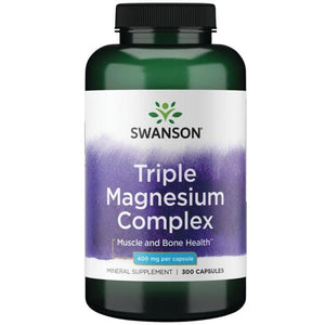 Triple Magnesium Complex - 400 mg - N300 - Swanson - Vaistine1.lt