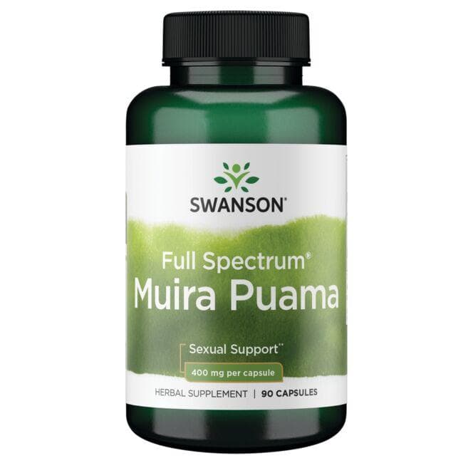 Muira Puama - Paprastasis geismis - 400 mg - N90 - Swanson - Vaistine1.lt