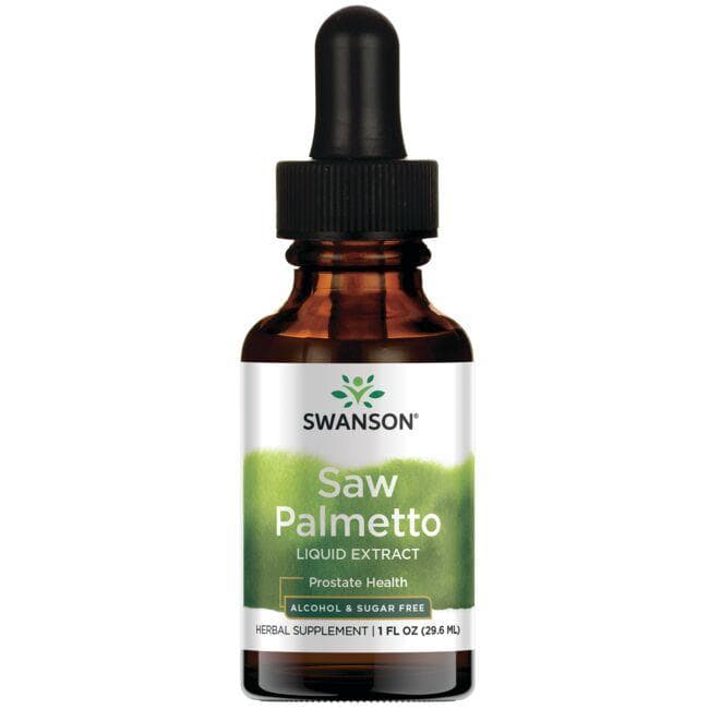 Saw Palmetto Liquid Extract - Serenoja ekstraktas - 29.6 ml - Swanson - Vaistine1.lt