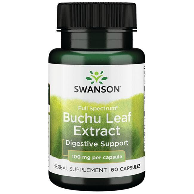 Buchu Leaf Extract - Beržalapė varnarūtė - 100 mg - N60 - Swanson - Vaistine1.lt