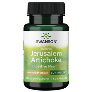 Prebiotic Jerusalem Artichoke - 400 mg - N60 - Gumbinė saulėgrąža - Prebiotikas Swanson