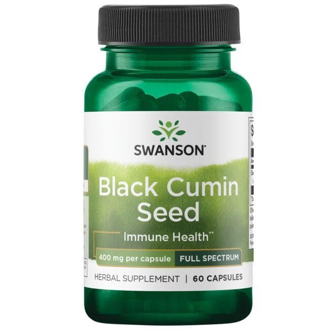 Black Cumin Seed - Kmynų sėklos - 400 mg - N60 - Swanson - Vaistine1.lt