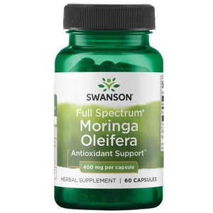 Moringa Oleifera - Aliejinė moringa -  400 mg - N60 - Swanson - Vaistine1.lt