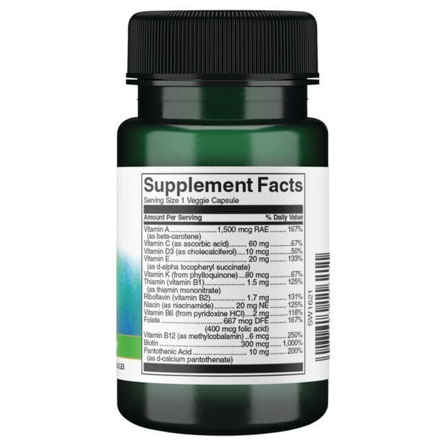 Mini Cap Multi - Multivitaminai - N30 - Swanson - Vaistine1.lt