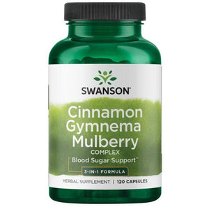 Cinnamon Gymnema Mulberry Complex - N120 - Swanson - Vaistine1.lt