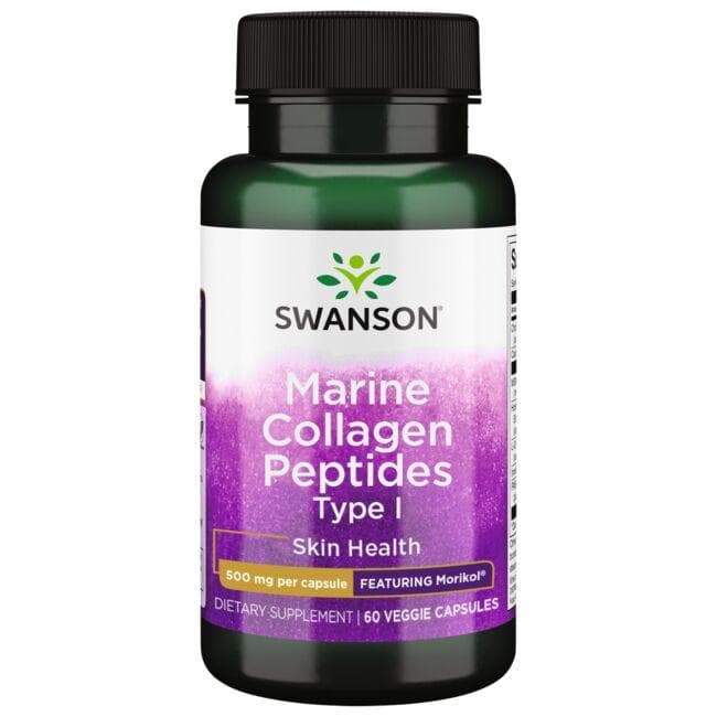 Marine Collagen Peptides Type I - 500 mg  - N60 - Swanson - Vaistine1.lt