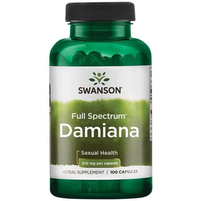 Damiana - Afrodiziakas - 510 mg - N100 - Swanson - Vaistine1.lt