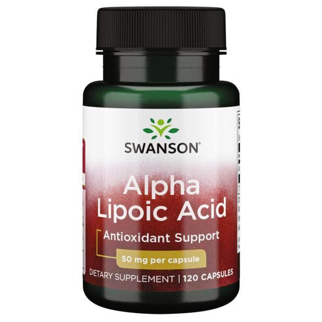 Alpha Lipoic Acid - 50 mg - N120 - Alfa lipoinė rūgštis - Swanson - Vaistine1.lt