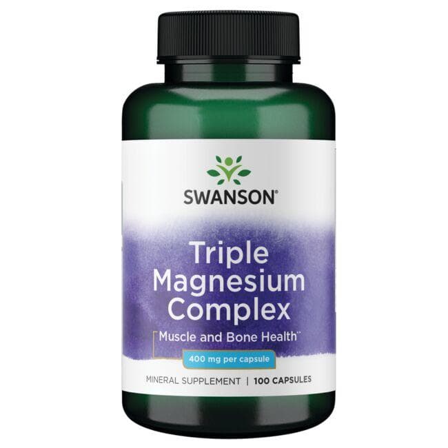 Triple Magnesium Complex - 400 mg - N100 - Swanson - Vaistine1.lt