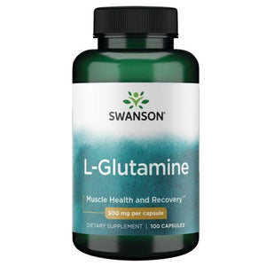 L-Glutamine - Amino rūgštys - 500 mg - N100 - Swanson - Vaistine1.lt