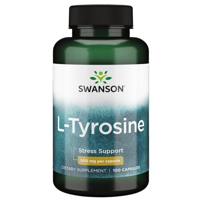 L-Tyrosine - L-tirozinas - 500 mg - N100 - Swanson - Vaistine1.lt