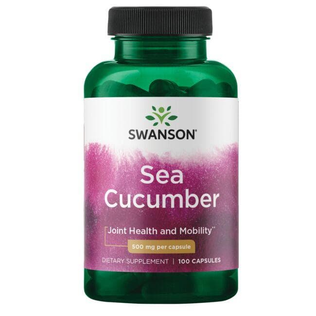 Sea Cucumber - Jūros agurkas - 500 mg - N100 - Swanson - Vaistine1.lt